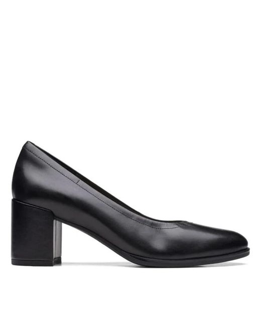 Clarks Original Freva 55 Court Pump in het Black