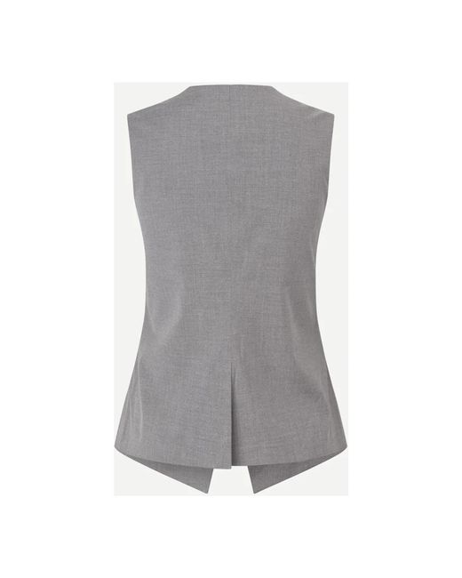 Samsøe & Samsøe Gray Waistcoats