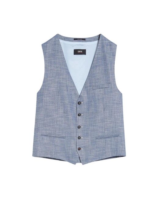 Suit Vests Cinque de hombre de color Blue