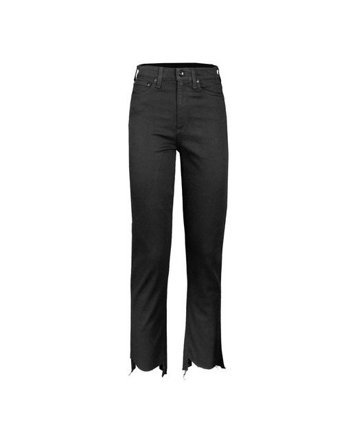 Jeans > slim-fit jeans Rag & Bone en coloris Black