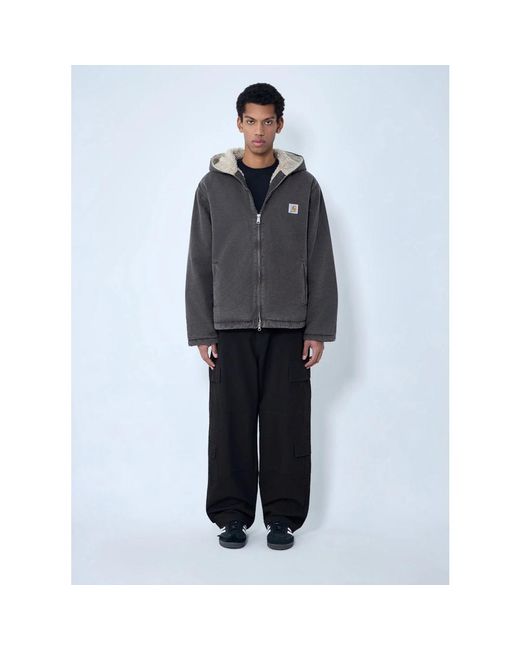 Carhartt Gray Faux Fur & Shearling Jackets for men