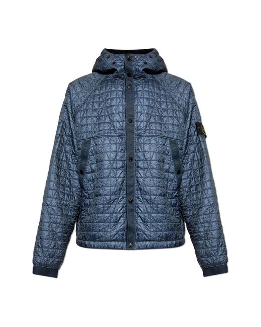 Stone Island Blue Light Jackets for men