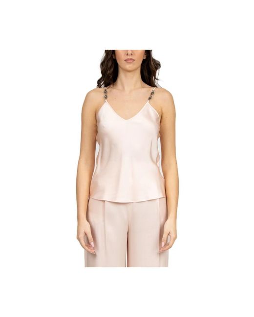 Sleeveless Tops Max Mara de color Pink