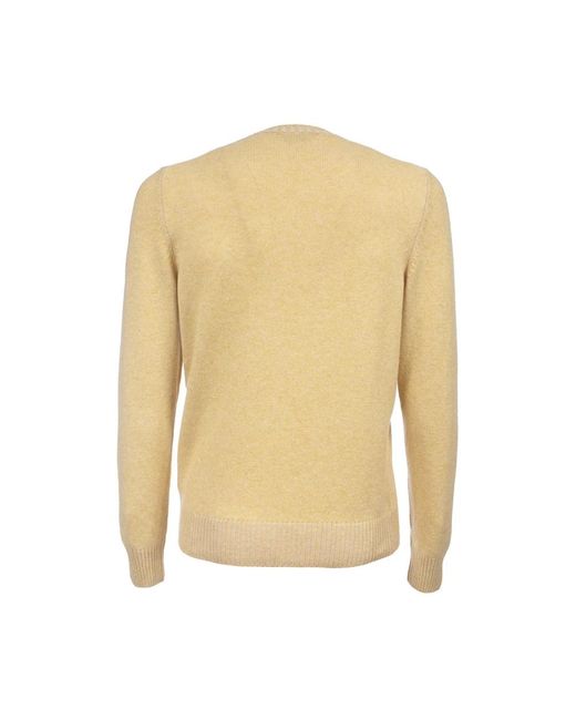 Gran Sasso Yellow Cashmere Knitwear for men
