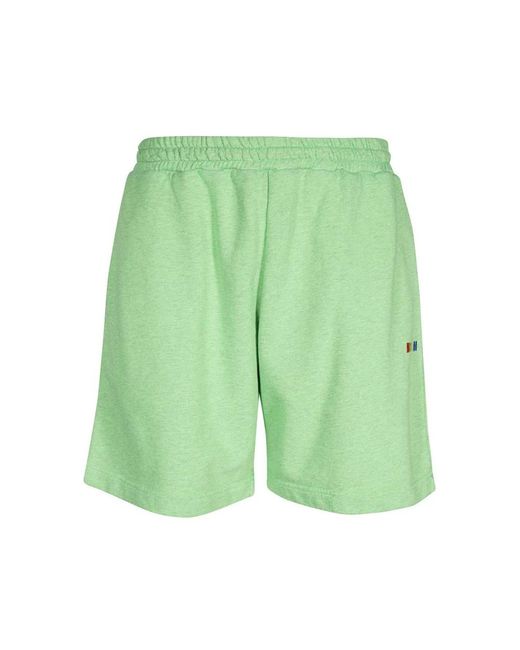 MSGM Green Casual Shorts for men