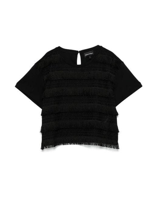 Emporio Armani Black Blouses