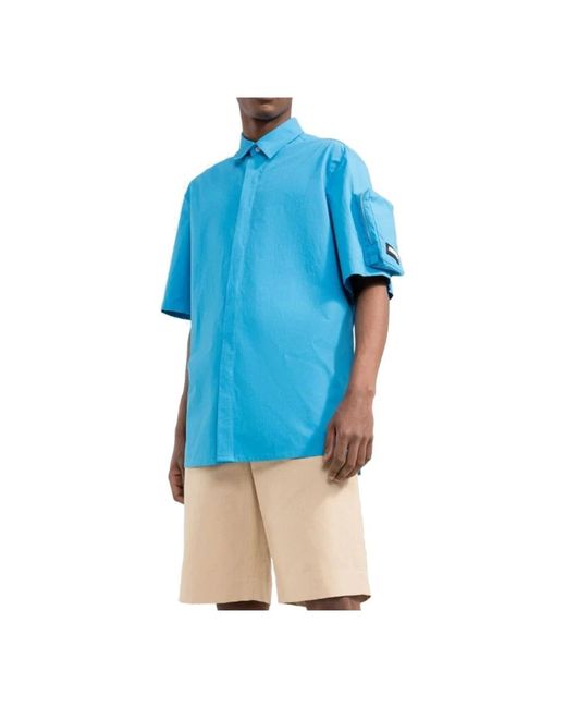 Ambush Blue Short Sleeve Shirts for men