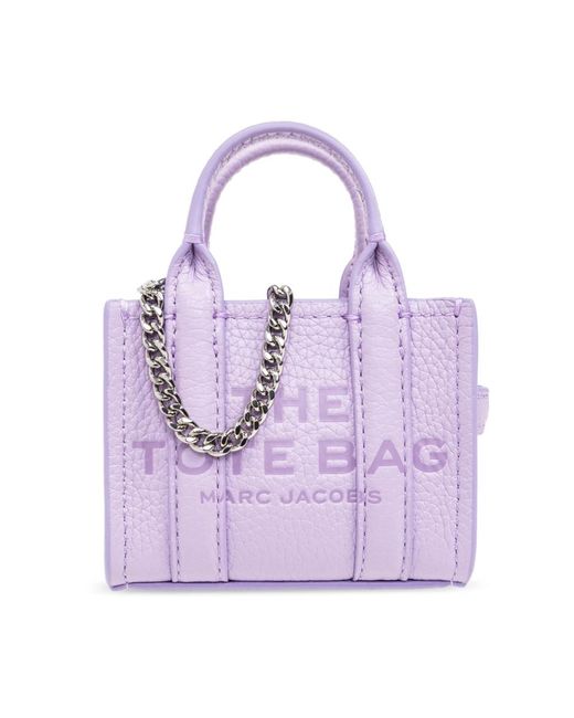 Marc Jacobs Purple Schlüsselanhänger mit logo
