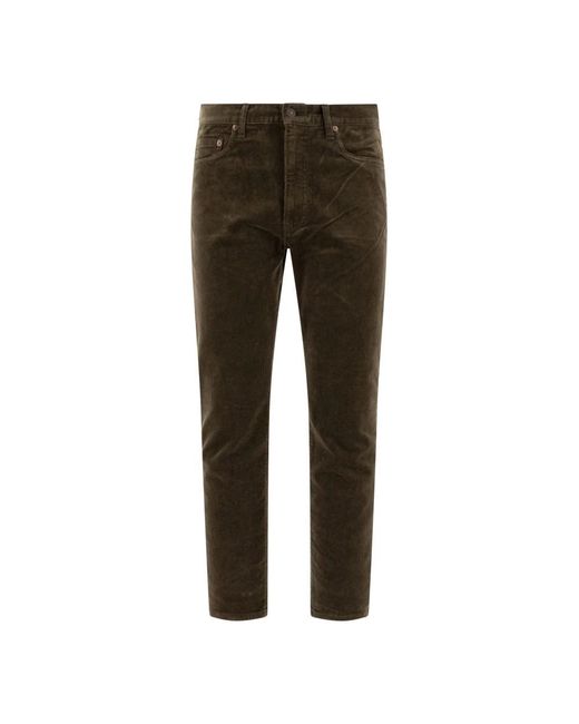Beams Plus Grüne Cordhose Aw24 in Brown für Herren