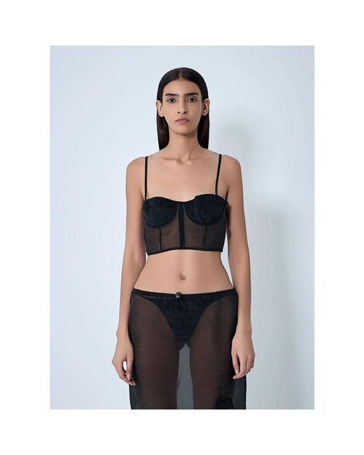 CECILIE BAHNSEN Sleeveless Tops in het Black