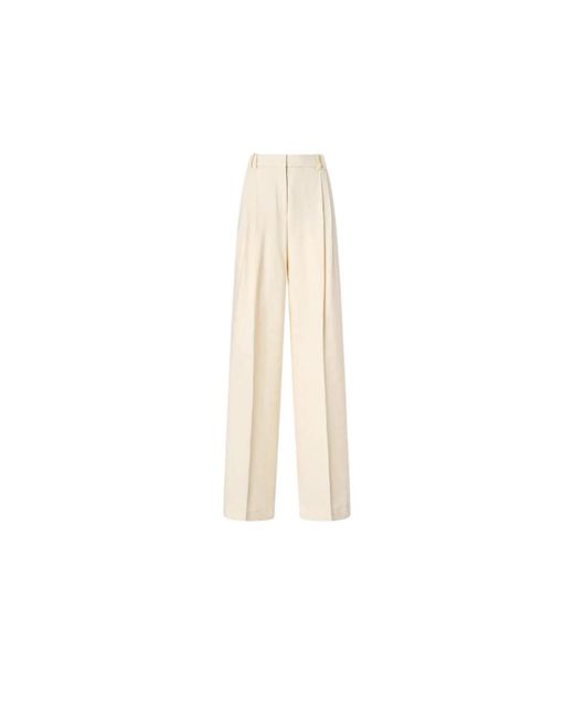 Pinko White Wide Trousers