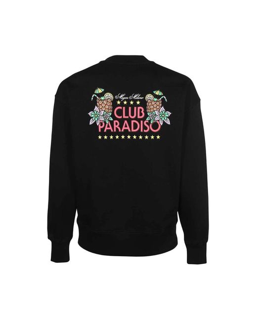 MSGM Black Sweatshirts for men