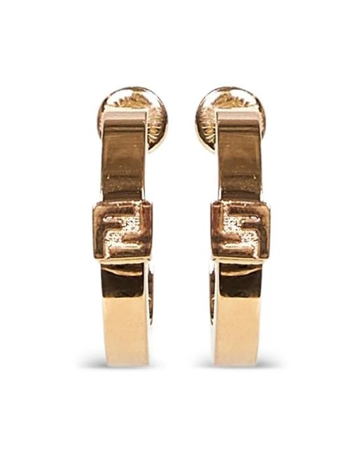 Fendi Metallic Earrings