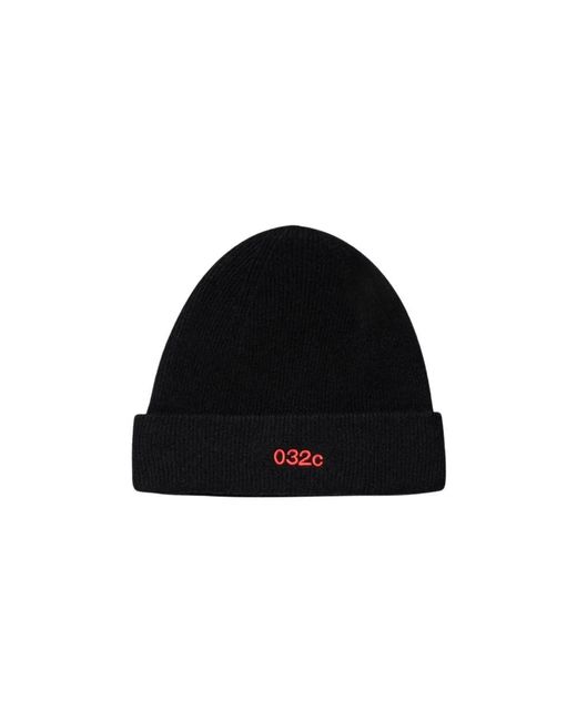 032c Black Beanies for men