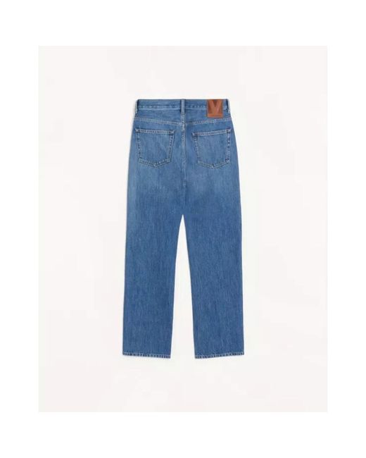 Valentino Blue Straight Fit Jeans for men