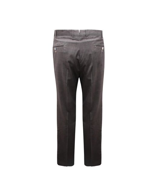 PT01 Gray Slim-Fit Trousers for men