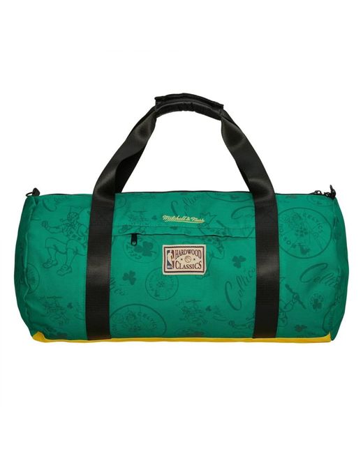 Mitchell & Ness Green Weekend Bags for men