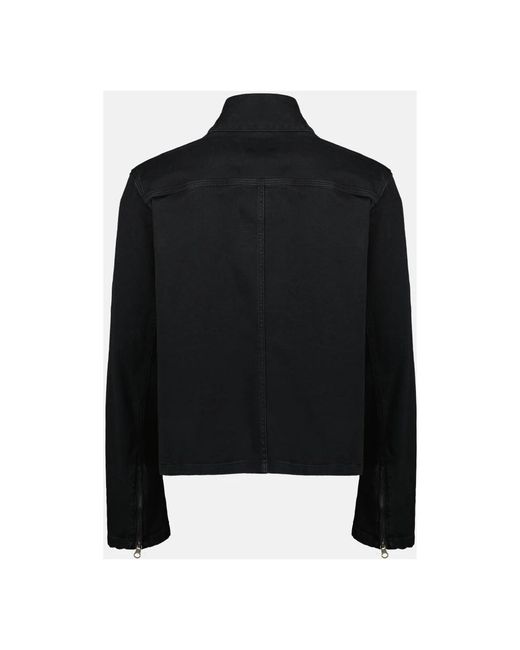 Courreges Black Denim Jackets for men