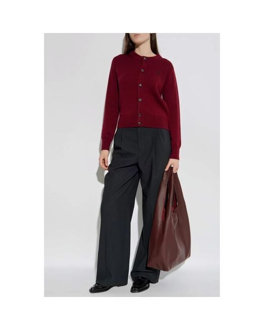 AMI Red Cardigans