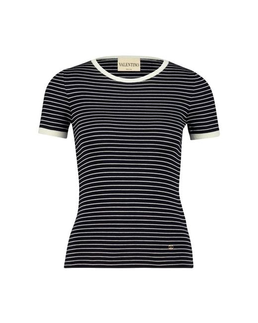 Valentino Garavani Black T-Shirts