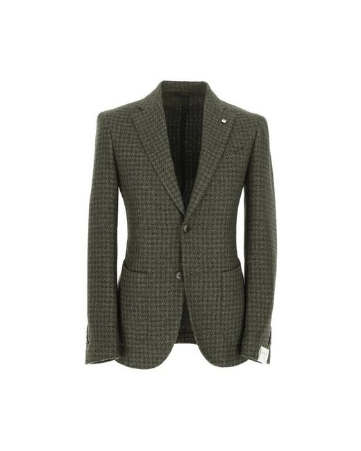 L.b.m. 1911 Green Blazers for men