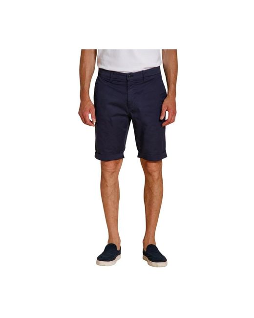 Mason's Blue Casual Shorts for men