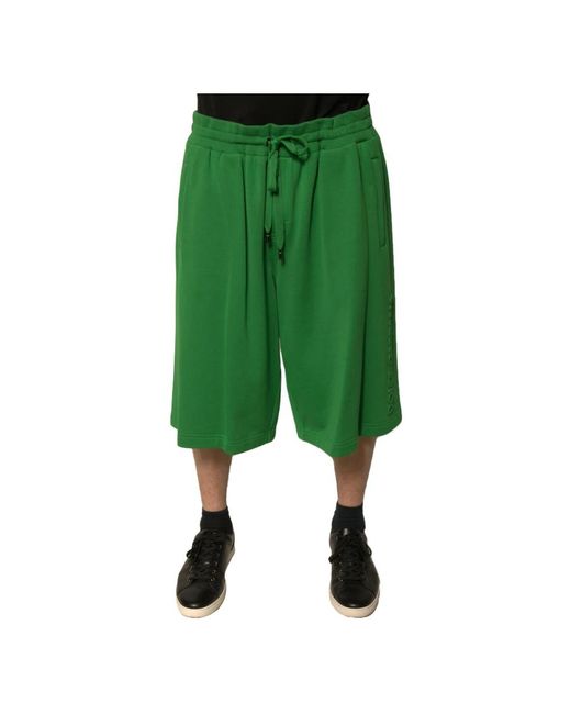 Dolce & Gabbana Green Bermudas for men