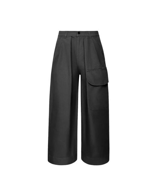 J.W. Anderson Graue cargo hose weites bein in Black für Herren