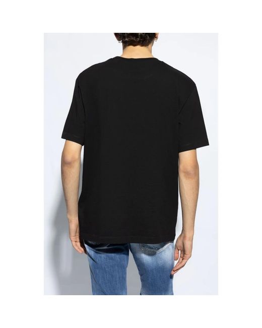 DSquared² T-shirt mit logo in Black für Herren