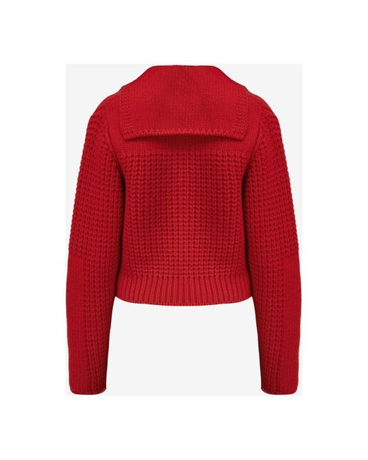Ferragamo Red Cardigans