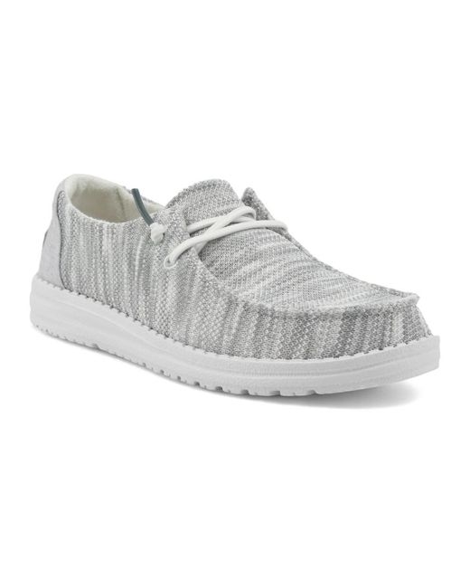 HeyDude Gray Laced Shoes