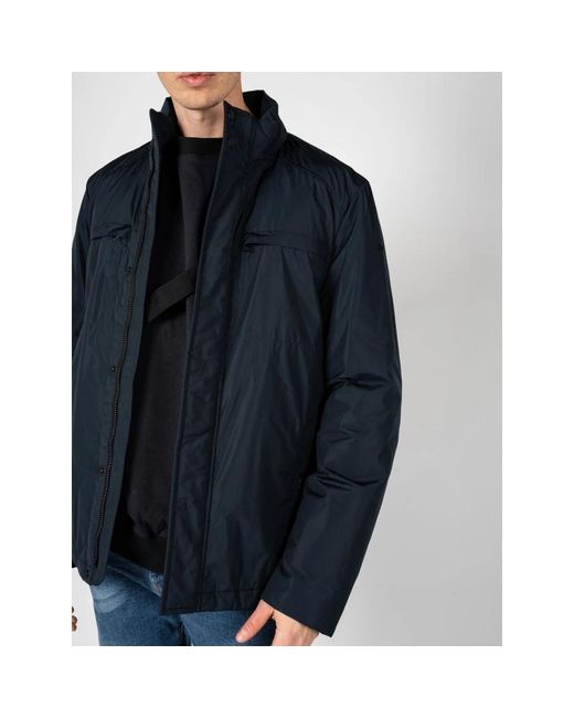 Geox Jassen ,Blauw ,Polyester Moderne Jas in het Blue voor heren