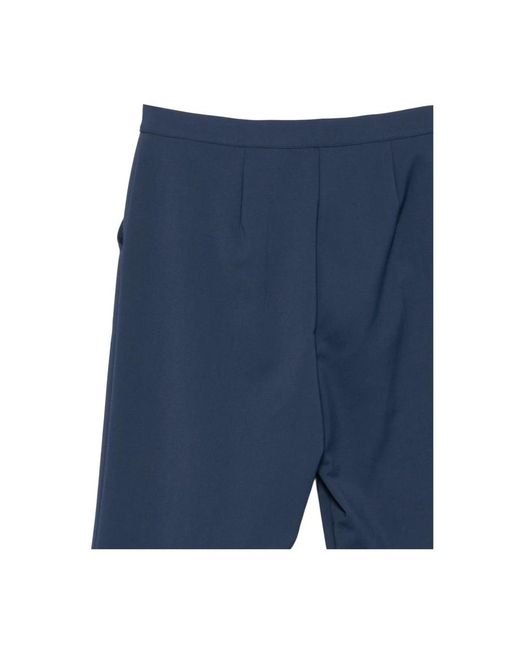 Marina Rinaldi Blue Straight Trousers