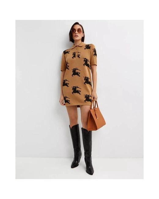 Burberry Brown Short Dresses