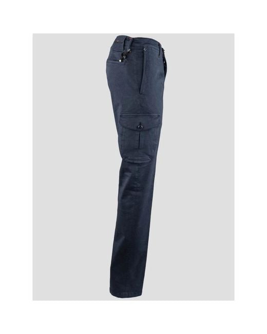 Kiton Cargo Pants in het Blue voor heren