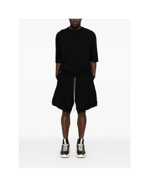Rick Owens Black Casual Shorts for men