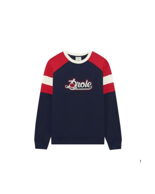 Drole de Monsieur Blue Sweatshirts for men