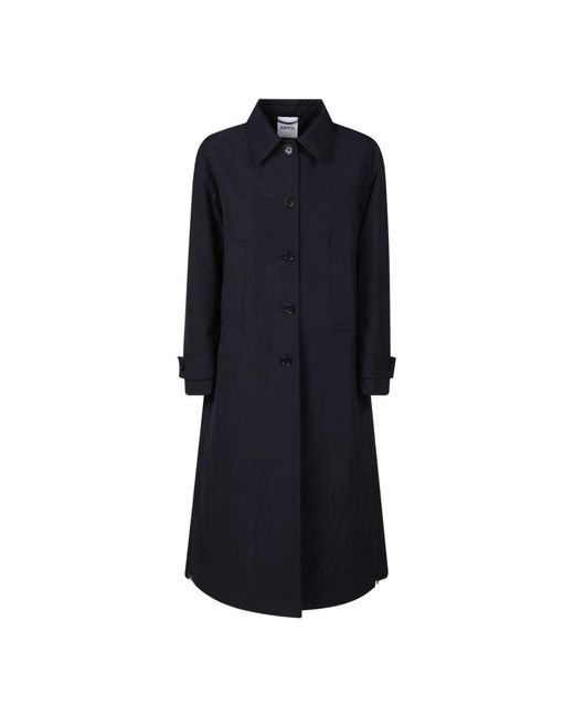Aspesi Single-Breasted Coats in het Blue