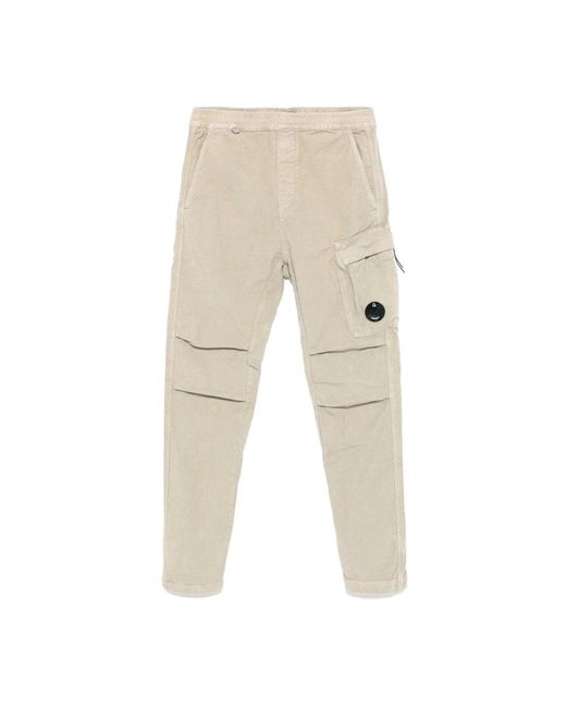 C P Company Slim-Fit Broek in het Natural voor heren