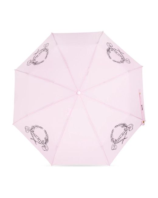Moschino Open/Close Paraplu in het Pink