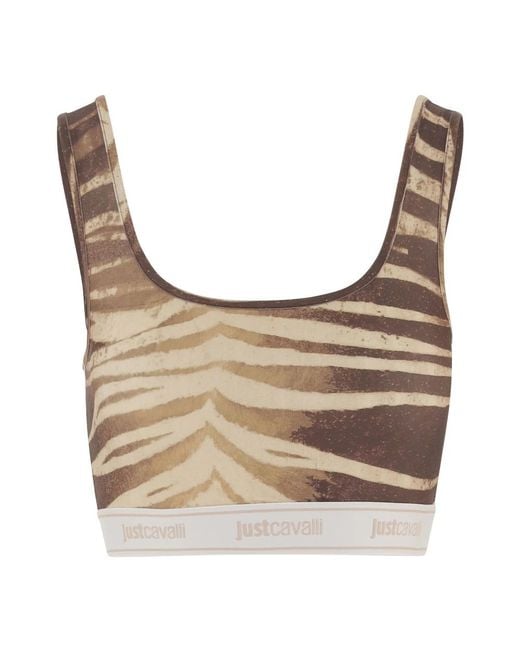 Just Cavalli Gray Sleeveless Tops