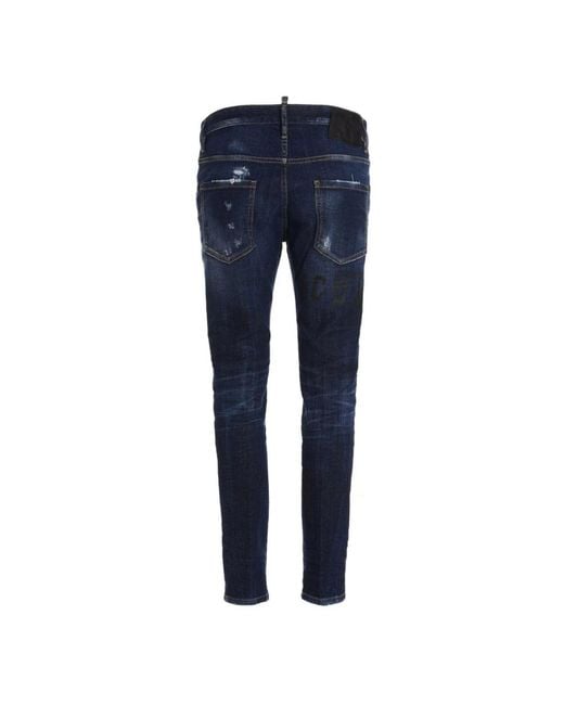 Slim-Fit Jeans di DSquared² in Blue da Uomo