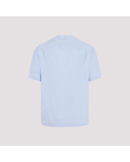 Orlebar Brown Blue Short Sleeve Shirts for men
