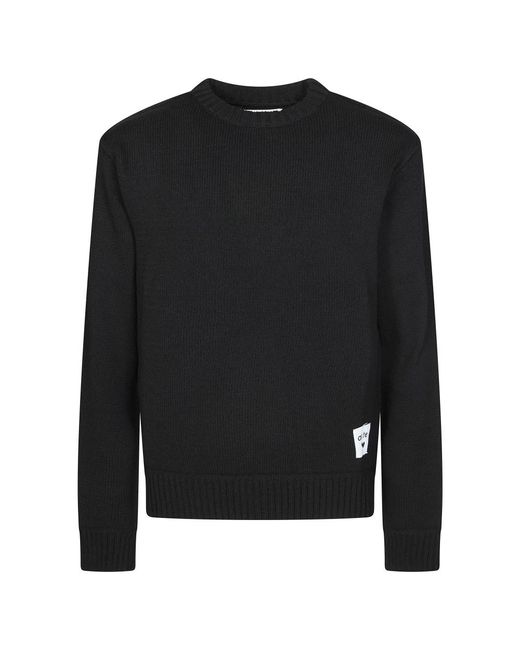 Arte' Reversible Label Knit in het Black voor heren