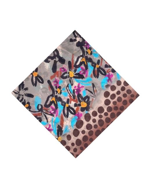 ALESSIA SANTI Blue Scarves