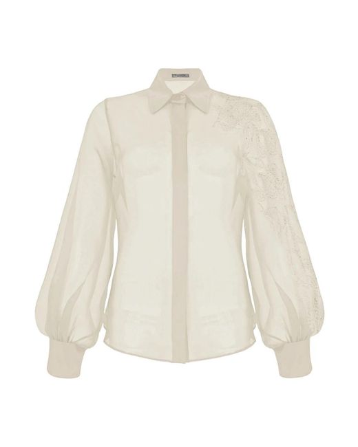 D.exterior White Shirts