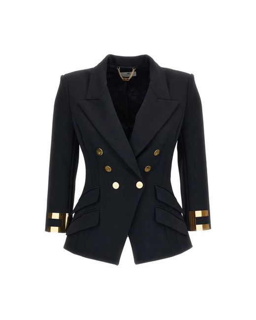 Elisabetta Franchi Blue Blazers