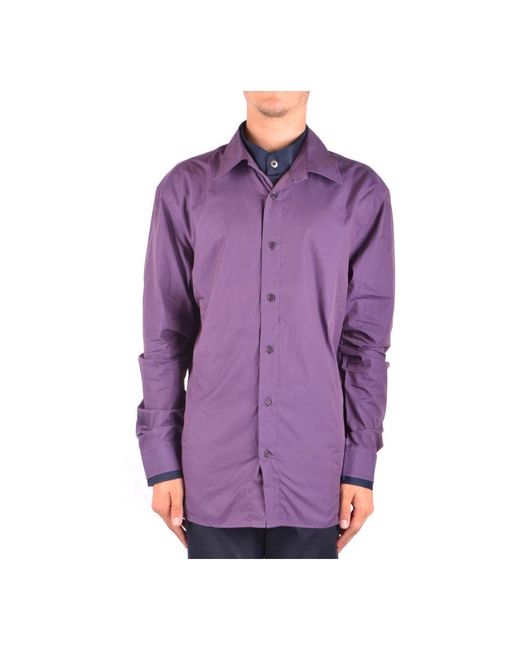 Bikkembergs Purple Casual Shirts for men