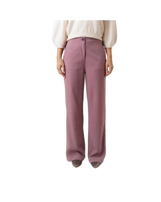 Ydence Purple Wide Trousers