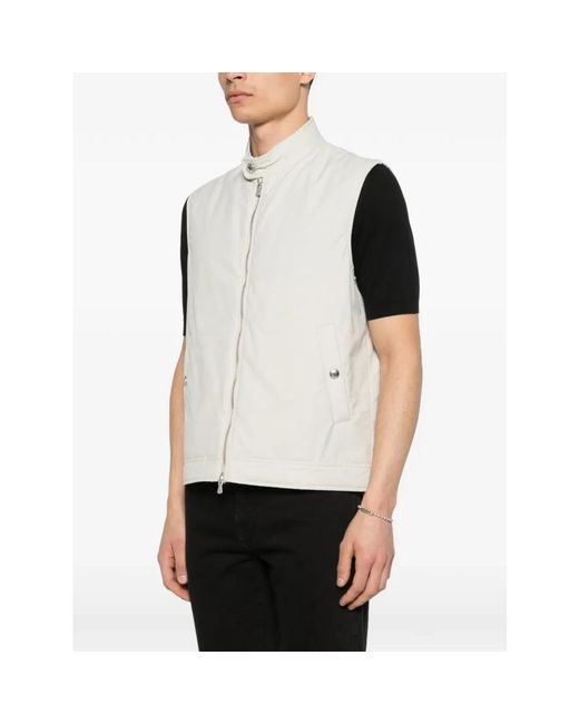 Vests Eleventy de hombre de color White